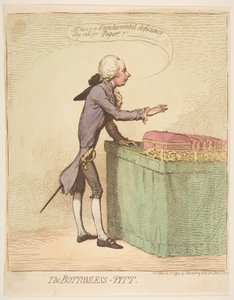 The Bottomless-Pitt by James Gillray