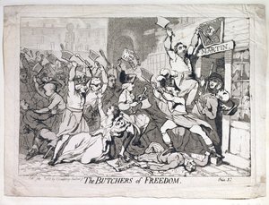 The Butchers of Freedom by James Gillray