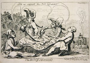 The Dutch Divisions by James Gillray