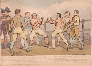 The Famous Battle Between Richard Humphreys and Daniel Mendoza, January 9th 1788