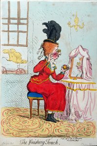 The Finishing Touch, published by Hannah Humphrey in 1791