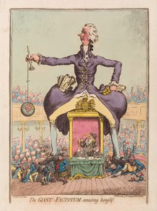 The Giant Factotum amusing himself