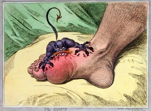 The Gout, published by Hannah Humphrey in 1799