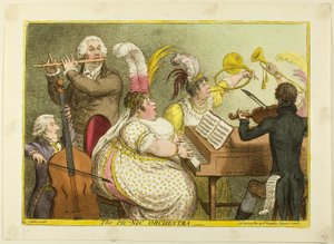 The Pic-Nic Orchestra by James Gillray