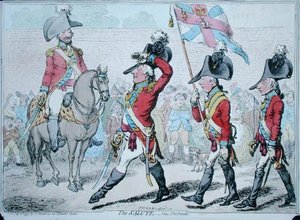 The Salute, or The Parade, published by Hannah Humphrey in 1797