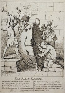 The State Tinkers by James Gillray