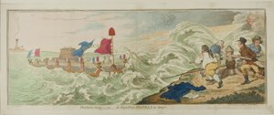 The Storm Rising by James Gillray