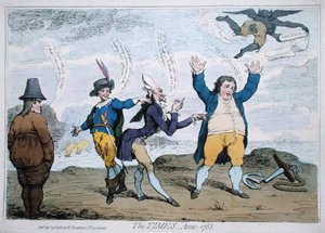 The Times, Anno 1783, published by William Humphrey by James Gillray