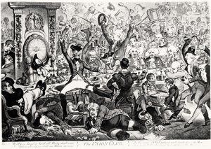 The Union Club, 1801 by James Gillray