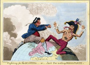 The Fight for the Dunghills or Jack Tar Against Napoleon Bonaparte