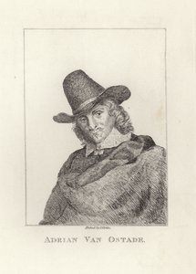Adriaen van Ostade, Baptised as Adriaen Jansz Hendricx. Etched by James Girtin.