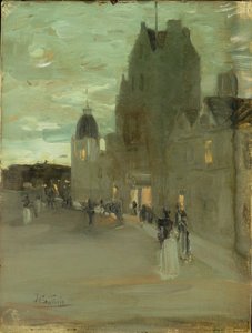 Street in Oban, Night