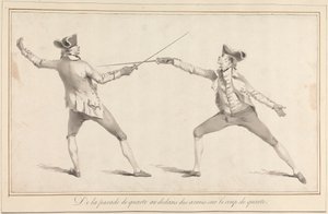 De la Parade de Quarte au Dedans des Armes sur le Coup de Quarte by James Gwin