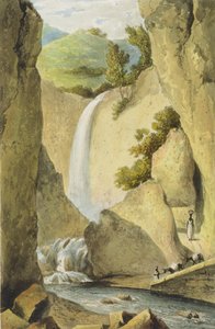 Waterfall on the Windward Road near Kingston, from 