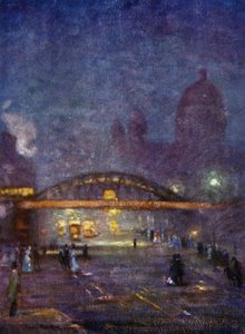 Overhead Railway from James Street by James Hamilton Hay