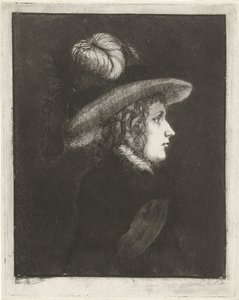 Portrait of a Woman with Hat by James Hazard
