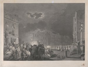The Riot in Broad Street on the Seventh of June 1780 by James Heath