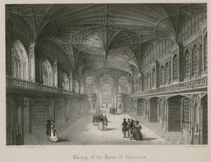 Library of the House of Commons, designed by Thomas Hopper