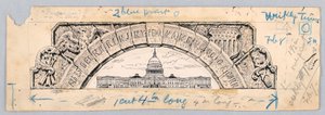 U.S. Capitol Building, Under an Arch of the Thirteen States