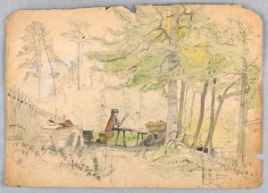 Woodland Camp by James Henry Moser
