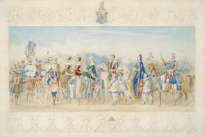 Sir Charles Montelieu Lamb, Knight Marshal of the Lists, 1939 by James Henry Nixon