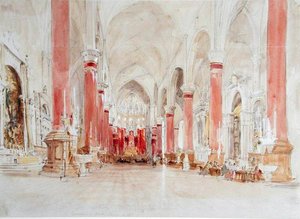 Interior of the Church of San Giovanni e Paolo, Venice by James Holland
