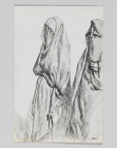 A road on the Mount of Olives, illustration from The Life of Our Lord Jesus Christ