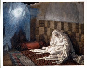 Annunciation, illustration for The Life of Christ, c.1886-96 by James Jacques Joseph Tissot