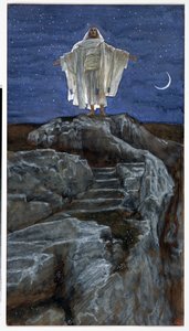 Christ Going Out Alone into a Mountain to Pray, illustration for The Life of Christ, c.1886-94 by James Jacques Joseph Tissot