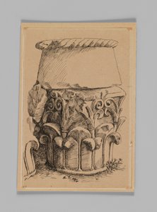Corinthian Capital from the Tomb of Queen Helen, illustration from The Life of Our Lord Jesus Christ by James Jacques Joseph Tissot