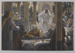 Curses against the Pharisees, illustration from The Life of Our Lord Jesus Christ