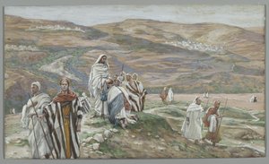 He Sent them out Two by Two, illustration from The Life of Our Lord Jesus Christ