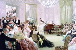 Hush!, The Concert, c1875 by James Jacques Joseph Tissot