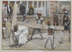 Jesus Bearing the Cross, illustration from The Life of Our Lord Jesus Christ by James Jacques Joseph Tissot