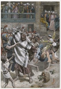 Jesus Before Herod, illustration from The Life of Our Lord Jesus Christ by James Jacques Joseph Tissot