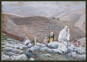 Jesus Goes Up into Jerusalem, illustration for The Life of Christ, c.1886-94