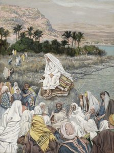 Jesus Preaching by the Seashore, illustration for The Life of Christ, c.1886-96