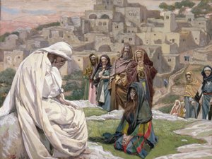 Jesus Wept, illustration for The Life of Christ