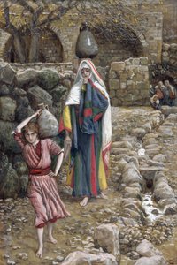 Jesus and His Mother at the Fountain, illustration for The Life of Christ, c.1886-94 by James Jacques Joseph Tissot