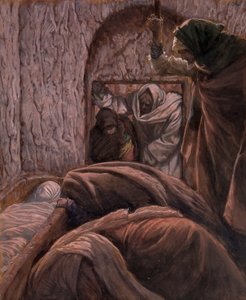 Jesus in the Tomb, illustration for The Life of Christ by James Jacques Joseph Tissot