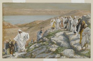 Ordaining of the Twelve Apostles, illustration from The Life of Our Lord Jesus Christ