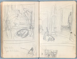 Pages from an album of Sketches for The Life of Our Lord Jesus Christ