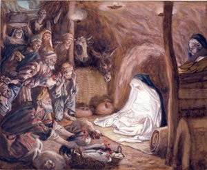 The Adoration of the Shepherds, illustration for The Life of Christ by James Jacques Joseph Tissot