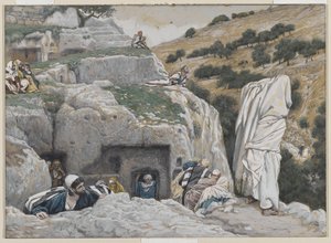 The Apostles Hiding Place, illustration from The Life of Our Lord Jesus Christ by James Jacques Joseph Tissot