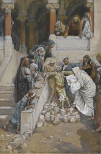 The Blind and Mute Man Possessed by Devils, illustration from The Life of Our Lord Jesus Christ