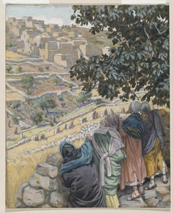 The Disciples Eat Wheat, illustration from The Life of Our Lord Jesus Christ