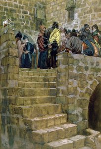 The Evil Counsel of Caiaphas, illustration for The Life of Christ by James Jacques Joseph Tissot