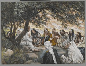 The Exhortation to the Apostles, illustration from The Life of Our Lord Jesus Christ