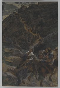 The Flight of the Apostles, illustration from The Life of Our Lord Jesus Christ by James Jacques Joseph Tissot