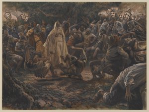 The Guards Falling Backwards, illustration from The Life of Our Lord Jesus Christ